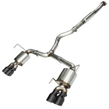 Load image into Gallery viewer, AWE Exhaust Subaru WRX FA20 / WRX STI EJ25 (15 -21) Catback w/ 102mm Quad Tips - Track or Touring - Touring WRX FA20 Only / Diamond Black Tips Alternate Image