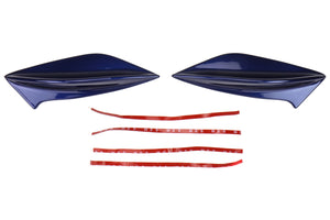 OLM Spoiler Side Fins Subaru WRX / WRX STi (15-20) [STI Style] Multiple Finish Options