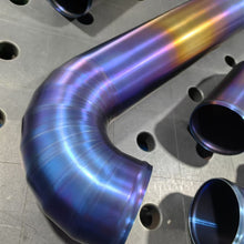 Load image into Gallery viewer, IRL Titanium Front Mount Intakes BMW M2 M3 M4 G80 G82 G83 G87 S58 (2021-2026) G8X High Performance - Blue / Blue Alternate Image