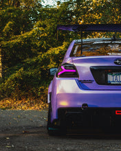 Load image into Gallery viewer, OLM LED Tail Lights Subaru WRX / WRX STI (2015-2021) Y-Spec - Smoke Lens  White Optic with RGB OLME.47004.1-RGB Alternate Image