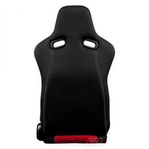 BRAUM Venom Seats (Reclinable) Black Cloth or  Black & Red Cloth