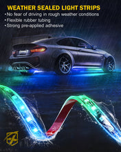 Load image into Gallery viewer, Xprite LED RGB Dancing Underbody Glow Kit [D1 Series] with Remote Control Alternate Image