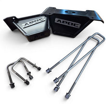 Load image into Gallery viewer, Apoc Industries Rear Lift Blocks for Dodge Ram 1500 2WD / 4WD (1994-2001) Tapered Profile 4"/ 6" / 8" Lift with or without Anti-Wrap &amp; Main U-Bolts - Black Alternate Image