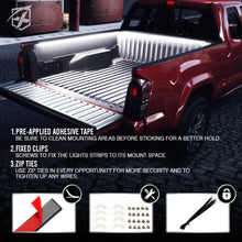 Load image into Gallery viewer, Xprite Spire 3 Series White LED Truck Bed Light Strips - 3 x 60" LED strips - Default Title Alternate Image