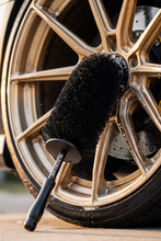 Load image into Gallery viewer, BLACKLINE Wheel Barrel Brush - Long Handle Soft Bristle Rim &amp; Brake Detail Tool - Default Title Alternate Image