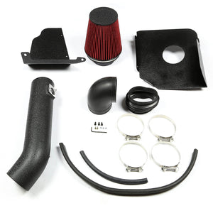 DNA Air Intake System Chevy Silverado / GMC Sierra (2009-2014) [w/ Heat Shield + Cone Filter] Black / Silver