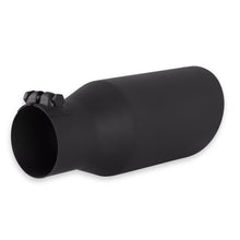 Load image into Gallery viewer, Flowmaster Exhaust Tip (3" Inlet / 4.5" Black Angle Cut / 11" Long) Clamp On - 15406B - Default Title Alternate Image