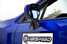 Load image into Gallery viewer, OLM Lower Mirror Mount Cover for Subaru WRX / WRX STI (15-21) Crosstrek (15-17) LE Dry Carbon Fiber OLMA.70093.1 Alternate Image