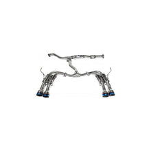 Load image into Gallery viewer, Invidia R400 Gemini Exhaust Subaru WRX STI (08-14) WRX Hatchback (11-14) 3" Catback w/ Quad Polished or Titanium Burnt Blue Tips - Titanium Blue Alternate Image