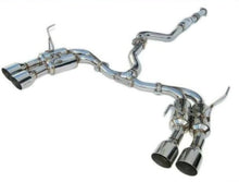 Load image into Gallery viewer, Invidia R400 Gemini Exhaust Subaru WRX (22-25) Catback w/ Quad Polished / Titanium Burnt Blue / Black Tips - Polished Alternate Image