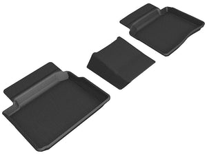 3D MAXpider Floor Mats Mitsubishi Outlander PHEV (22-24) All-Weather Kagu Series Black - Front / Second / Third Row