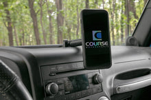 Load image into Gallery viewer, Course Motorsports Phone Mount for Jeep Wrangler (2011-2017) Cradle / Magnetic / MagSafe Wireless Charging Alternate Image