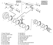 Load image into Gallery viewer, HKS Air Filter Subaru WRX Sedan (02-07) WRX STi Sedan (04-07) Super Power Flow - 70019-AF103 - Default Title Alternate Image