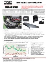 Load image into Gallery viewer, HKS Cold Air Intake Kit Subaru WRX STi Sedan (2015-2021) 70026-AF004 - Default Title Alternate Image