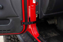 Load image into Gallery viewer, Kentrol Door Restraint Strap Jeep Wrangler CJ/YJ/TJ / Rubicon/Unlimited (1976-2006) Black Alternate Image