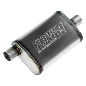 Flowmaster Muffler Flow FX (2.25" Offset In / 2.25" Center Out) Stainless Steel 71225