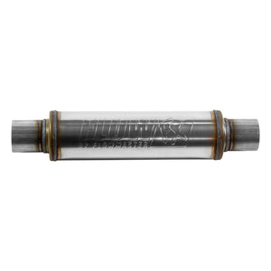 Flowmaster Muffler Flow FX (2.5" In / 2.5" Out) Round Body Stainless Steel 71416