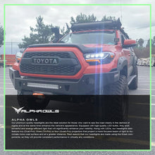 Load image into Gallery viewer, Alpha Owls Projector Headlights Toyota Tacoma (16-22) 5500K Super White LED - w/ LED DRL Models Alternate Image