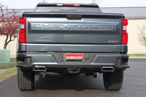 Flowmaster Exhaust Chevy Silverado/ GMC Sierra 1500 5.3L (19-24) [w/ Factory Dual Tailpipe] 3.0" Catback - Flow FX 717894