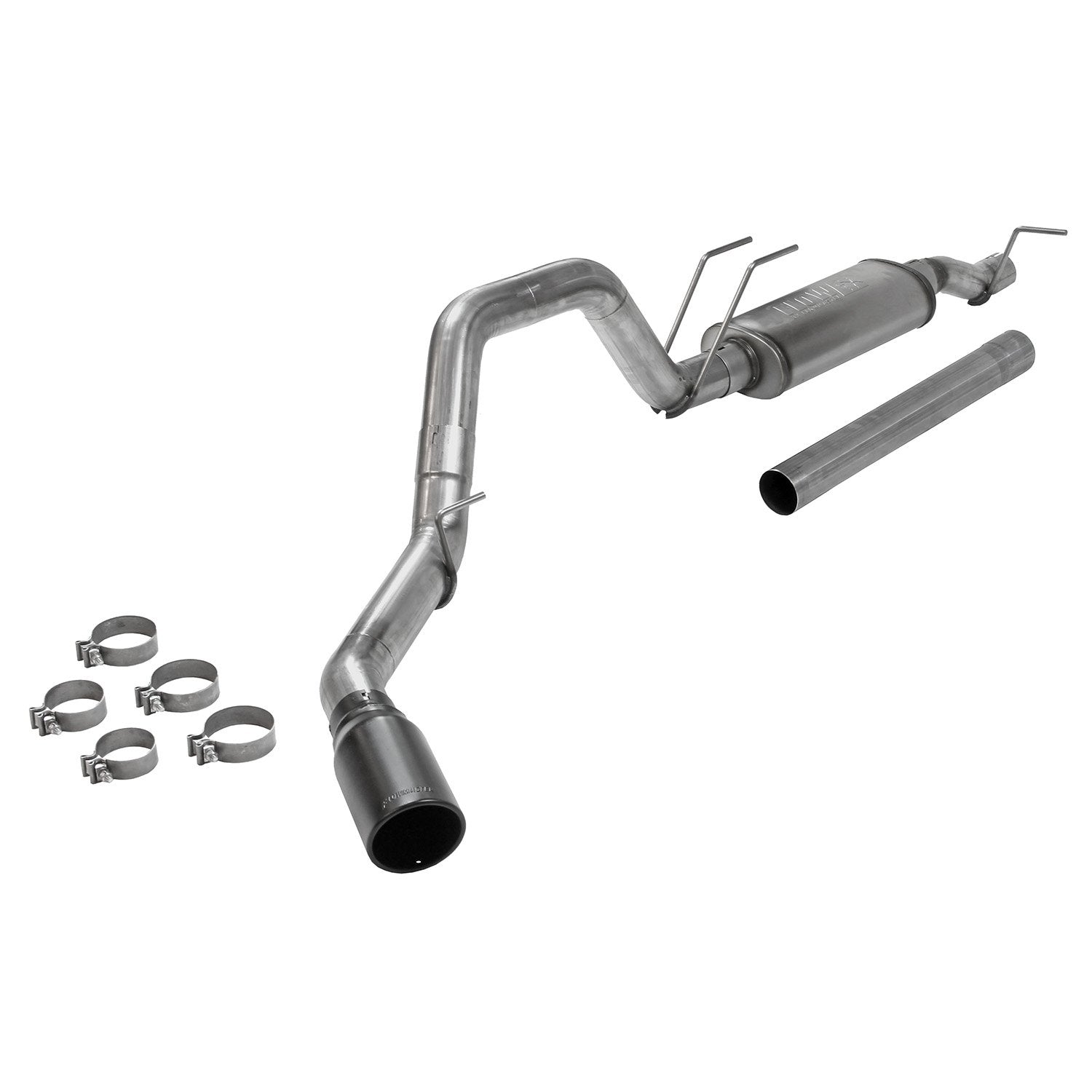 thumbnail image 2 of 3.5" Stainless Cat-Back Exhaust Kit For Ford F250/F350 Super Duty 6.2L 2011-2016 2 of 3