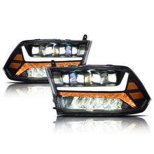 Load image into Gallery viewer, Alpha Owls Projector Headlights Dodge Ram (06-22) 5500K Super White LED - 2009-2018 Alternate Image