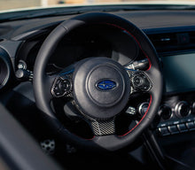Load image into Gallery viewer, OLM Steering Wheel Covers for Subaru BRZ / Toyota GR86 (2017-2024) LE Dry Carbon Fiber OLMA.70094.1 Alternate Image