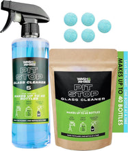 Load image into Gallery viewer, WASH&amp;WHIPS Pit Stop Glass Cleaner / All Surface Cleaner Refill Tablets (Makes 5 Gallons) Alternate Image