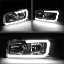 Load image into Gallery viewer, DNA Headlights for GMC Yukon (2000-2006) Yukon XL 1500 (2001-2006) with C-Shaped LED DRL and Black or Chrome Housing Alternate Image