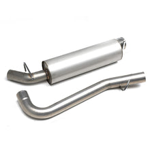 Load image into Gallery viewer, DNA Exhaust for Jeep Wrangler TJ 2.5L / 4.0L (2000-2006) Catback with Louvered Core Straight Thru Muffler Alternate Image