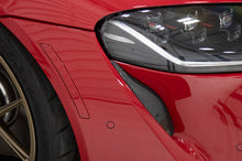 Load image into Gallery viewer, OLM Front Bumper Vent Covers Toyota Supra (2020-2023) LE Carbon Fiber Alternate Image