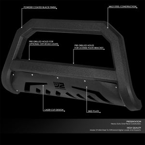 J2 Engineering Bull Bar Ford F250 / F350 / F450 / F550 Super Duty (99-04) [Box Beam Bumper Grille Guard] Black Finish