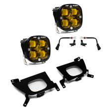 Load image into Gallery viewer, Baja Designs Pocket Fog Light Kit for Chevy Silverado 1500 (2019-2022) 2500HD / 3500HD (2020-2022) Squadron SAE with Clear or Amber Lens Alternate Image