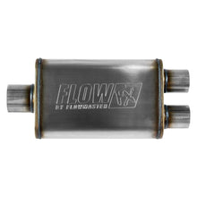 Load image into Gallery viewer, Flowmaster Muffler Flow FX (3&quot; Center In/ 2.5&quot; Dual Out) Stainless Steel 72198 Alternate Image