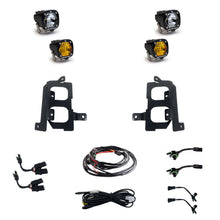 Load image into Gallery viewer, Baja Designs Pocket Fog Light Kit for GMC Sierra 1500 (2019-2022) S1 Dual with Amber or Clear Lens - Amber Alternate Image