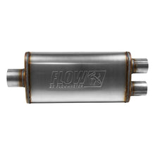 Load image into Gallery viewer, Flowmaster Muffler Flow FX (3&quot; Center In / 2.5&quot; Dual Out) Stainless Steel 72288 Alternate Image