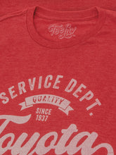 Load image into Gallery viewer, Toyota Service Department Premium Parts T-Shirt - Heather Red Alternate Image
