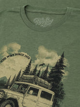 Load image into Gallery viewer, Toyota Land Cruiser Vintage Graphic T-Shirt - Canyon Green Heather Alternate Image