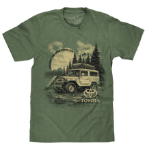 Load image into Gallery viewer, Toyota Land Cruiser Vintage Graphic T-Shirt - Canyon Green Heather Alternate Image