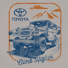 Load image into Gallery viewer, Retro Toyota Land Cruiser Climb Higher T-Shirt - Light Gray Alternate Image