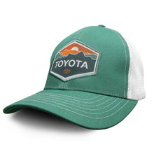 Load image into Gallery viewer, Toyota Mesh Back Trucker Hat, Turquoise/White by Tee Luv Alternate Image