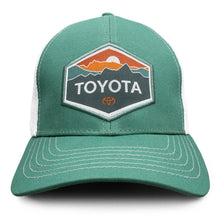 Load image into Gallery viewer, Toyota Mesh Back Trucker Hat, Turquoise/White by Tee Luv Alternate Image