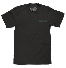 Load image into Gallery viewer, Toyota Supra Double Sided 80s Graphic T-Shirt - Black Alternate Image