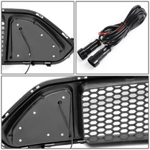 Load image into Gallery viewer, DNA Bumper Grille for Ford Mustang S550 (2015-2020) Front Lower with LED DRL - Honeycomb Mesh or Vertical Fence Style Alternate Image