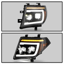 Load image into Gallery viewer, Spyder LED Headlights Nissan Frontier (05–08) Pathfinder (05–07) Apex Series - Black - Default Title Alternate Image