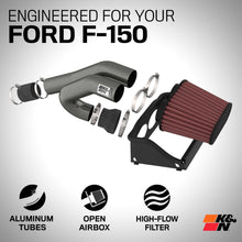 Load image into Gallery viewer, K&amp;N Cold Air Intake Ford F150 2.7L / 3.5L V6 (15-24) Raptor 3.5L V6 (17-24) [77 Series] 77-2617KC - Default Title Alternate Image