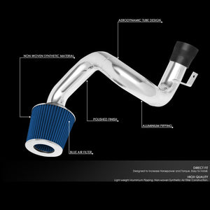 DNA Air Intake System Toyota Celica GTS (2000-2005) Short Ram - Red / Blue Filter