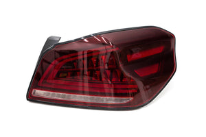 OLM Tail Lights Subaru WRX / WRX STI (15-21) [Spec CR Sequential] Red Lens / Black Base