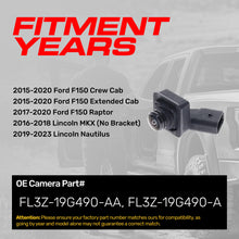 Load image into Gallery viewer, Master Tailgaters RIGHT Side View Camera Ford F150 Crew/Extended Cab (2015-2020) F150 Raptor (2017-2020) Lincoln MKX (2016-2018) Nautilus (2019-2023) Replaces FL3Z-19G490-AA Alternate Image