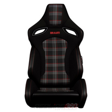 Load image into Gallery viewer, BRAUM Orue-S Seats (Reclinable) Honeycomb Alcantara or Plaid Fabric Alternate Image