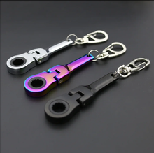 Load image into Gallery viewer, Drift Pins 10mm Wrench Keychains Alternate Image